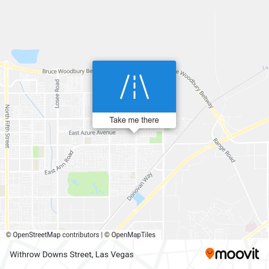Mapa de Withrow Downs Street