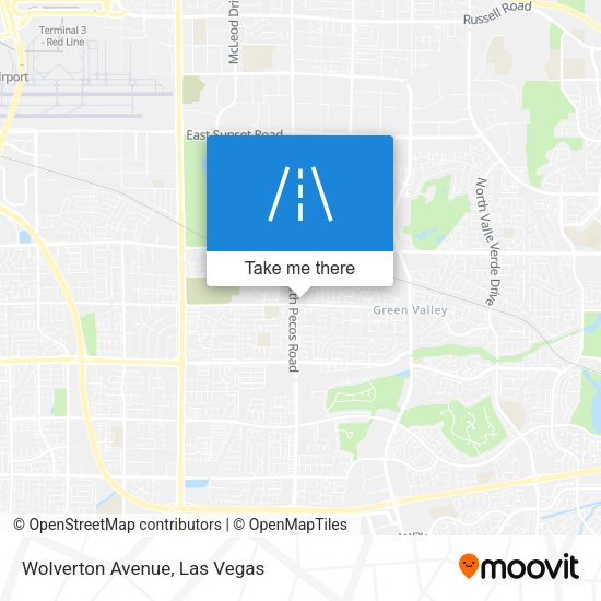 Mapa de Wolverton Avenue