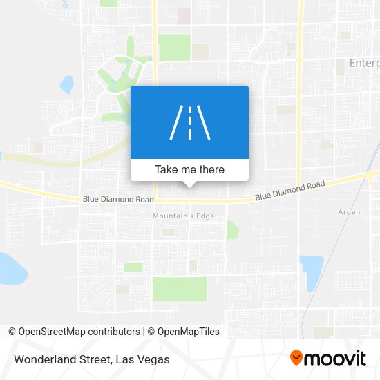 Mapa de Wonderland Street