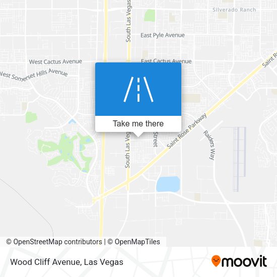 Mapa de Wood Cliff Avenue