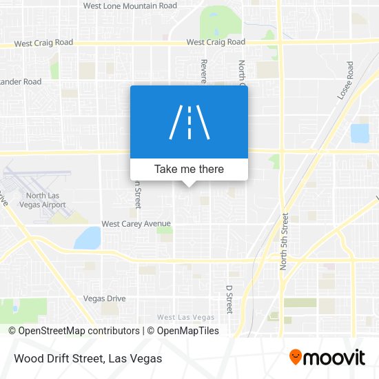 Mapa de Wood Drift Street