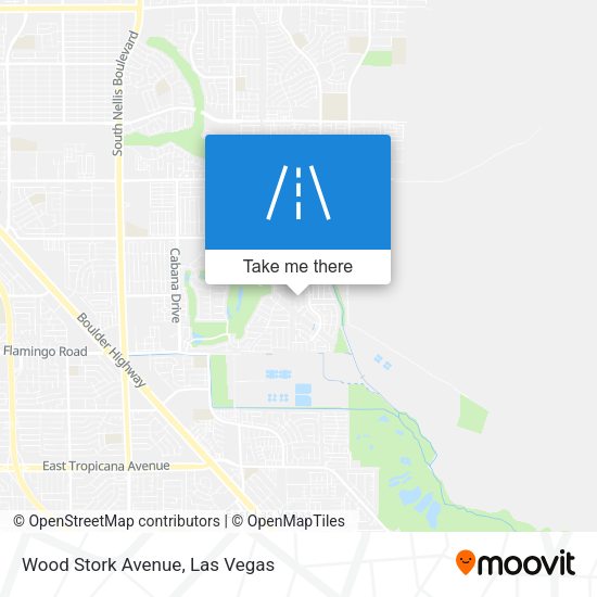 Wood Stork Avenue map