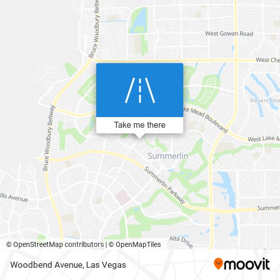 Mapa de Woodbend Avenue