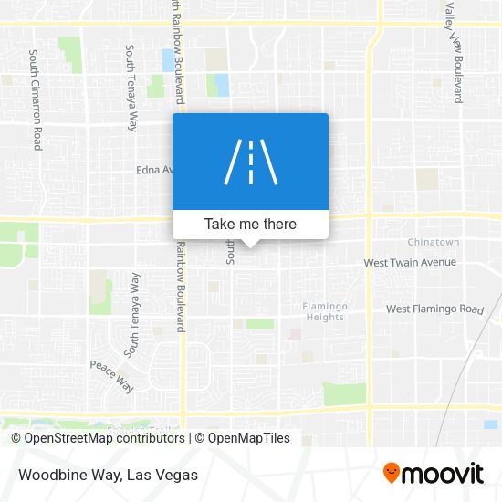 Mapa de Woodbine Way
