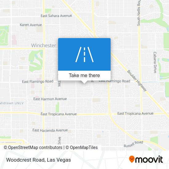 Mapa de Woodcrest Road