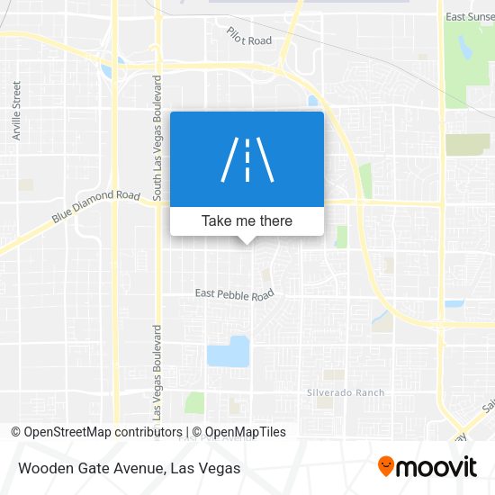 Mapa de Wooden Gate Avenue