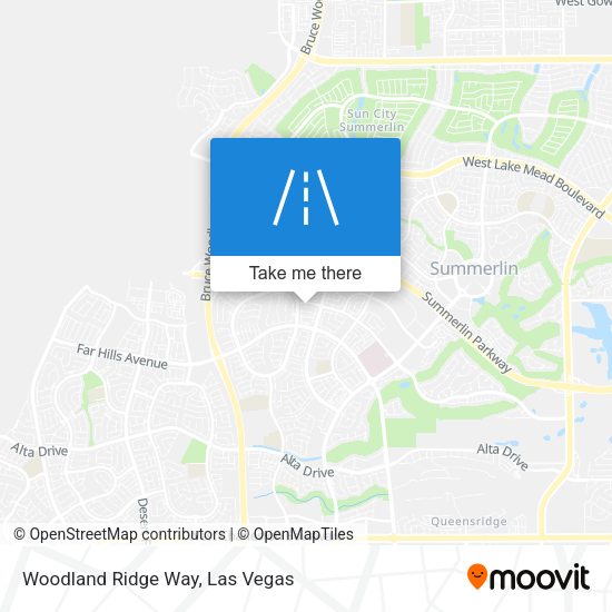 Mapa de Woodland Ridge Way