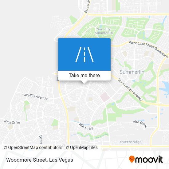 Mapa de Woodmore Street