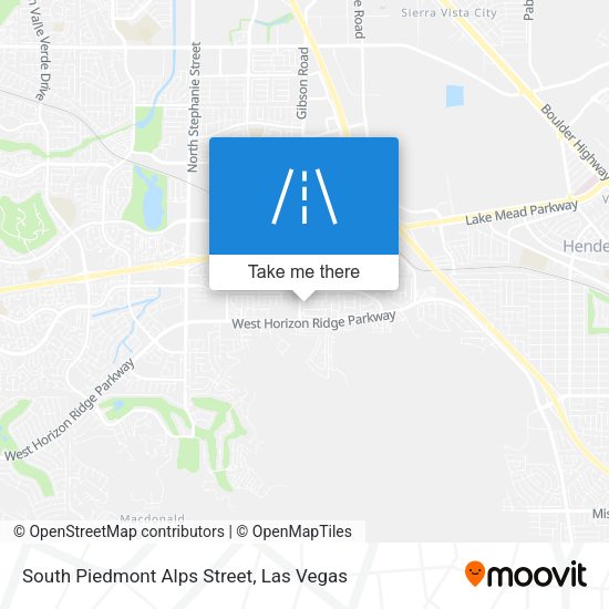 South Piedmont Alps Street map