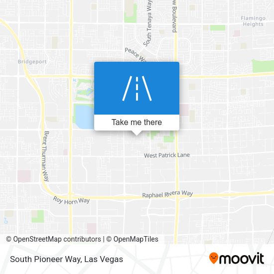 Mapa de South Pioneer Way