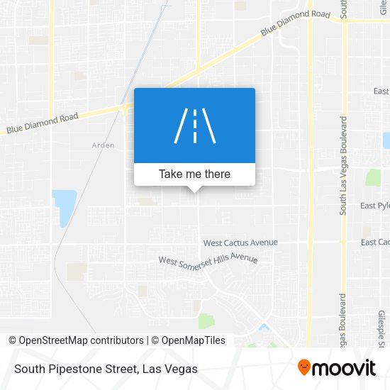 Mapa de South Pipestone Street