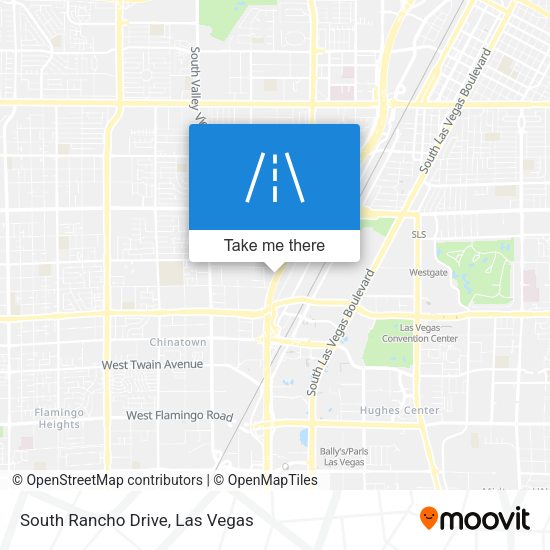 South Rancho Drive map
