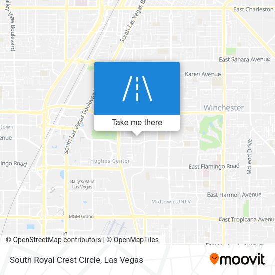 South Royal Crest Circle map