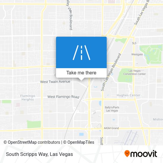 South Scripps Way map