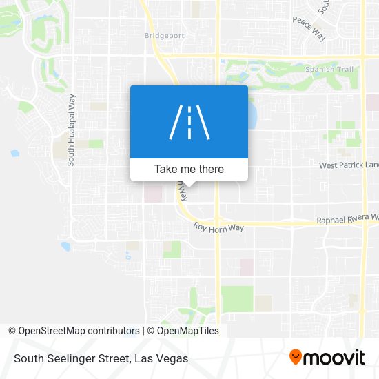 South Seelinger Street map