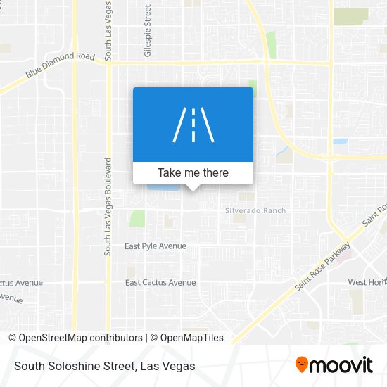 Mapa de South Soloshine Street