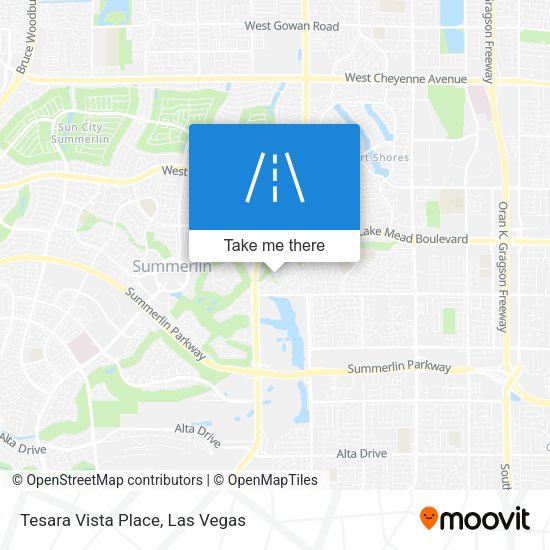 Mapa de Tesara Vista Place