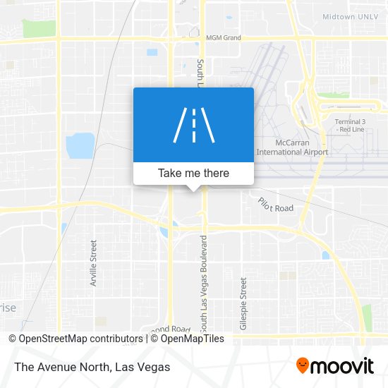 The Avenue North map
