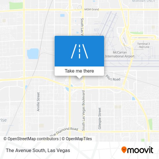 The Avenue South map