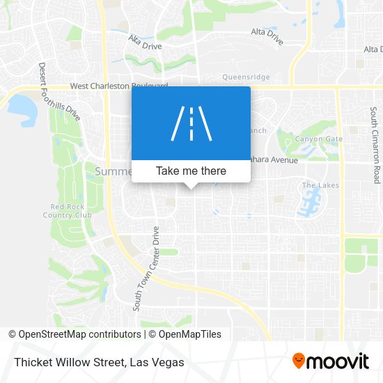 Mapa de Thicket Willow Street