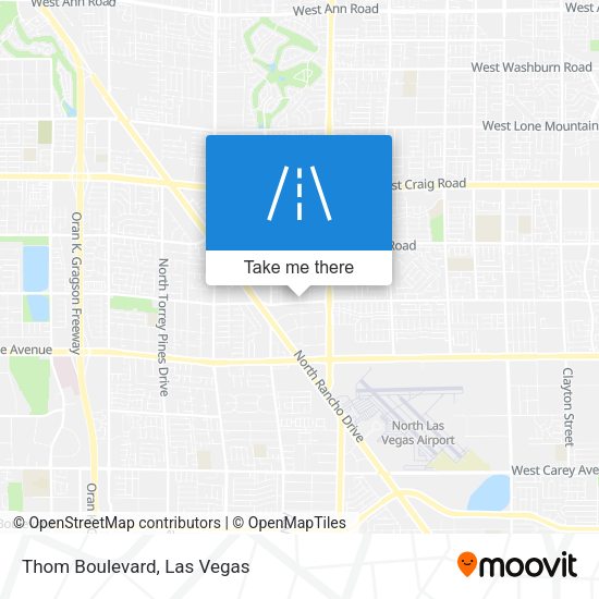 Mapa de Thom Boulevard