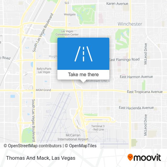 Mapa de Thomas And Mack