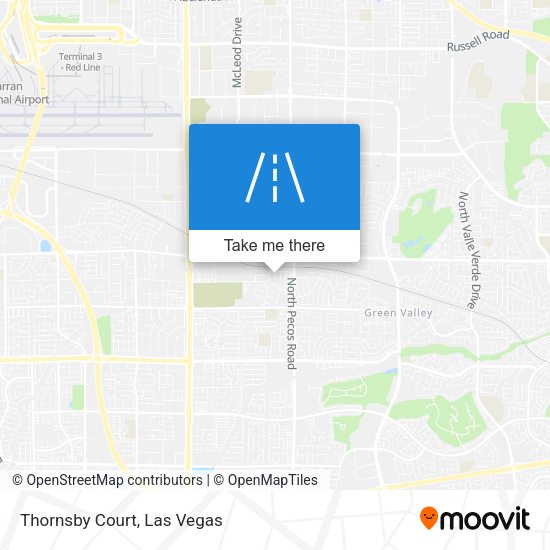 Mapa de Thornsby Court