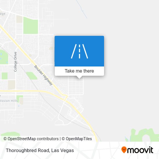 Thoroughbred Road map