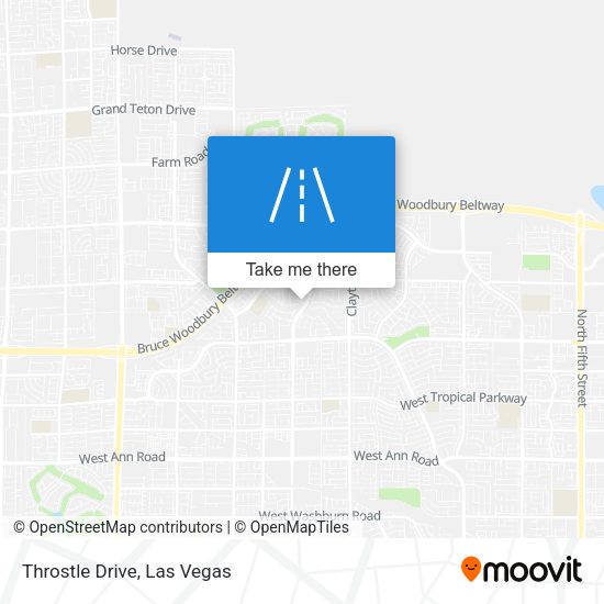 Mapa de Throstle Drive