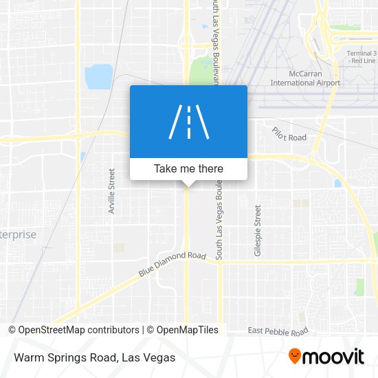 Mapa de Warm Springs Road