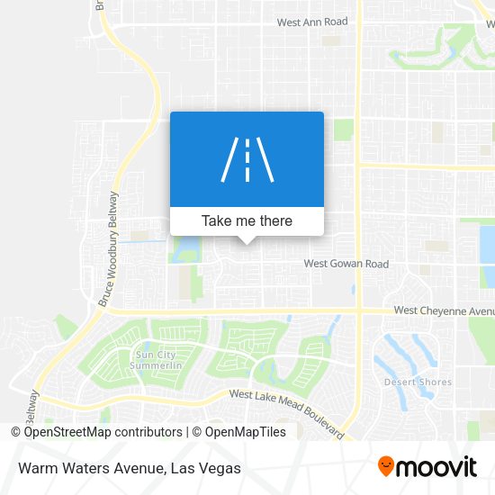 Mapa de Warm Waters Avenue