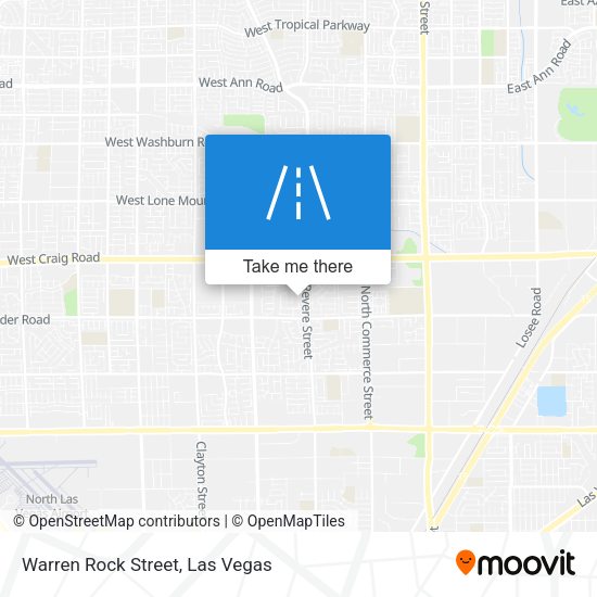 Warren Rock Street map