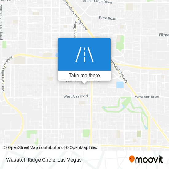 Wasatch Ridge Circle map