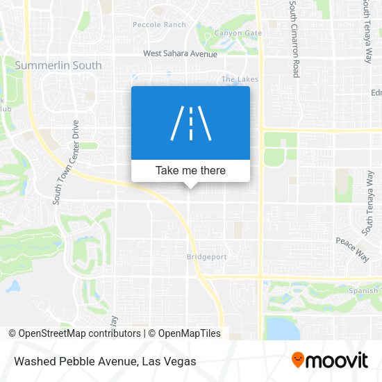 Mapa de Washed Pebble Avenue