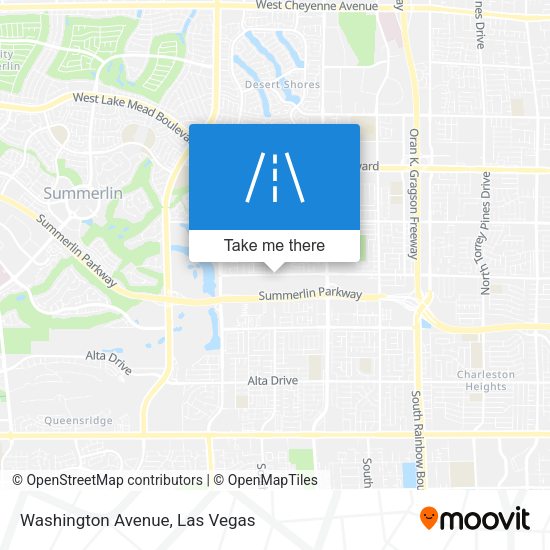 Mapa de Washington Avenue