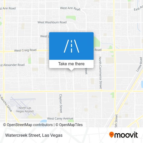 Mapa de Watercreek Street