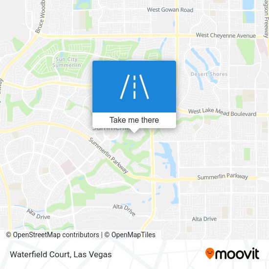 Mapa de Waterfield Court