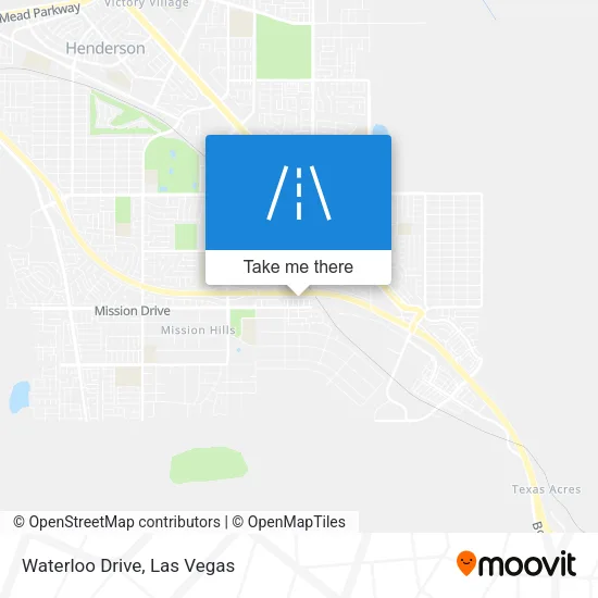 Waterloo Drive map