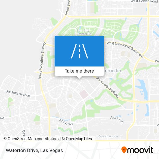Mapa de Waterton Drive