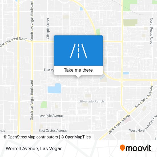 Mapa de Worrell Avenue