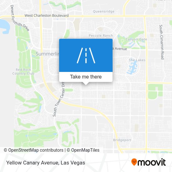 Yellow Canary Avenue map