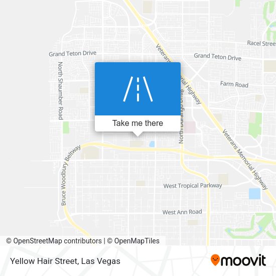 Mapa de Yellow Hair Street