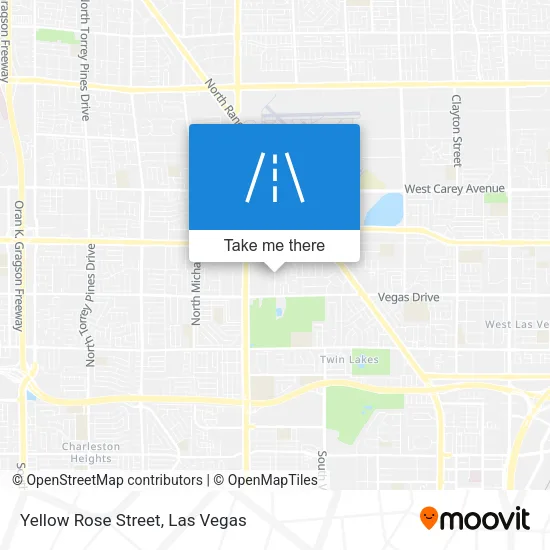 Yellow Rose Street map