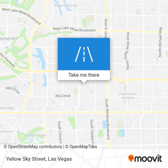Yellow Sky Street map