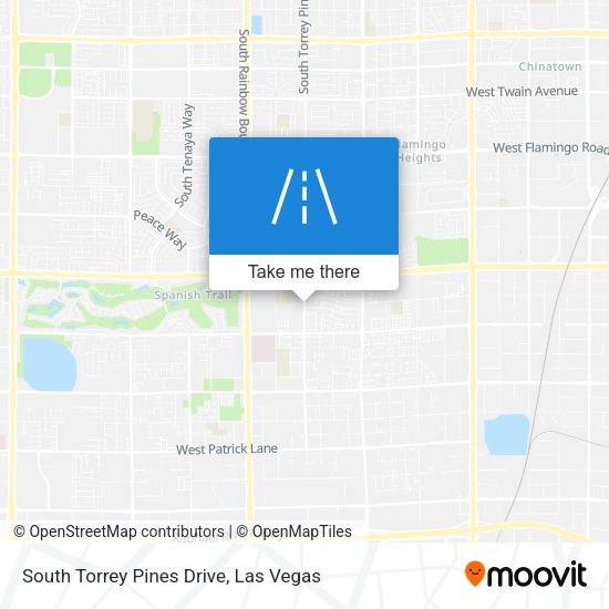 South Torrey Pines Drive map