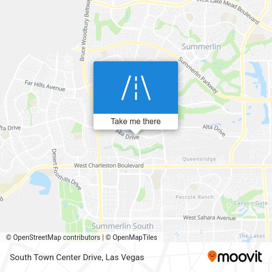 Mapa de South Town Center Drive
