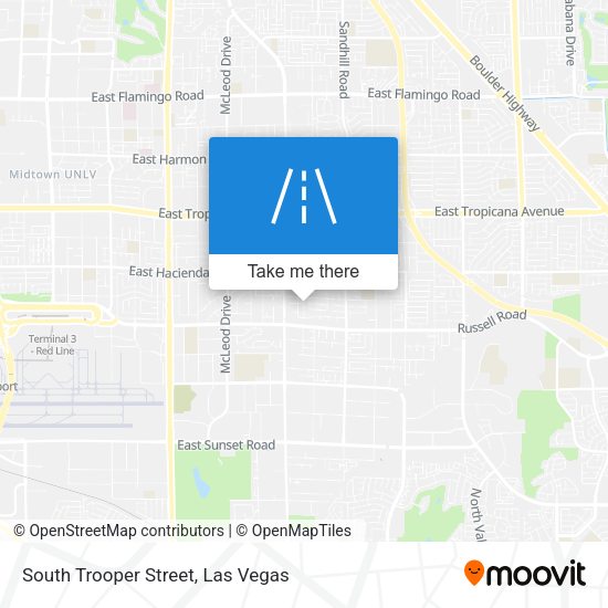 South Trooper Street map