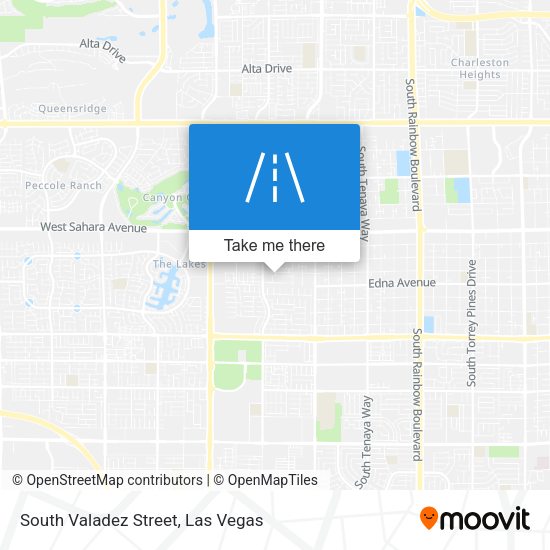Mapa de South Valadez Street