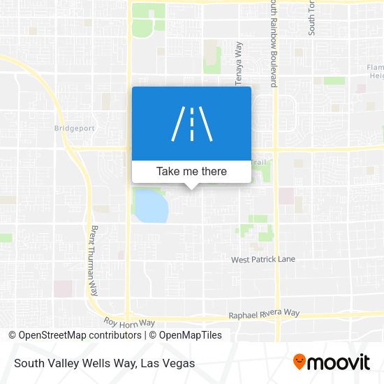 South Valley Wells Way map