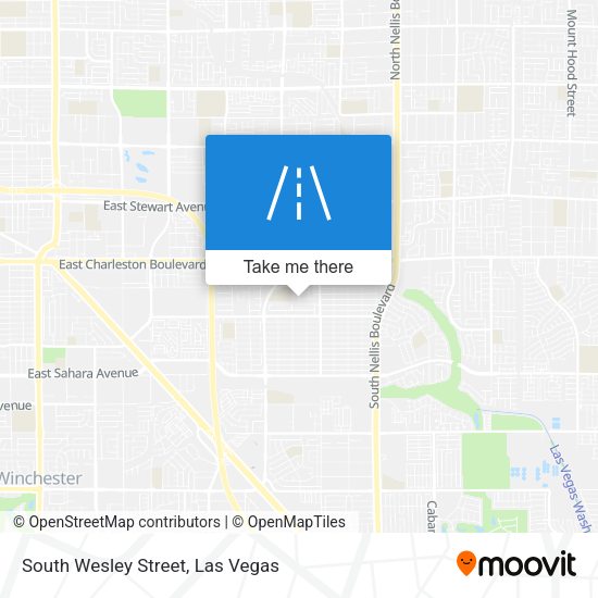 South Wesley Street map
